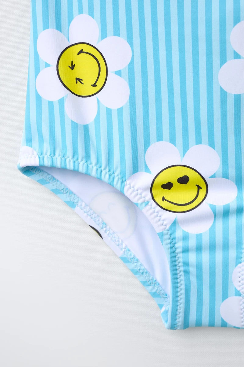 2-6 ANS/ MAILLOT DE BAIN À RAYURES SMILEYWORLD ®