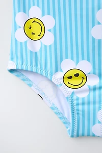 2-6 ANS/ MAILLOT DE BAIN À RAYURES SMILEYWORLD ®