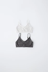 AGES 9-14/ TWO-PACK OF SEAMLESS TOPS