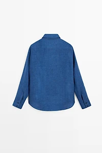 Flowing 100% linen shirt