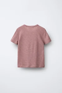 STRIPED PRINT T-SHIRT