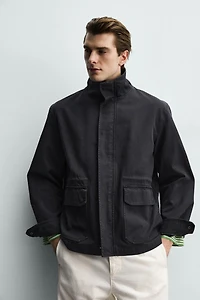 PARKA REGULAR FIT EN COTON
