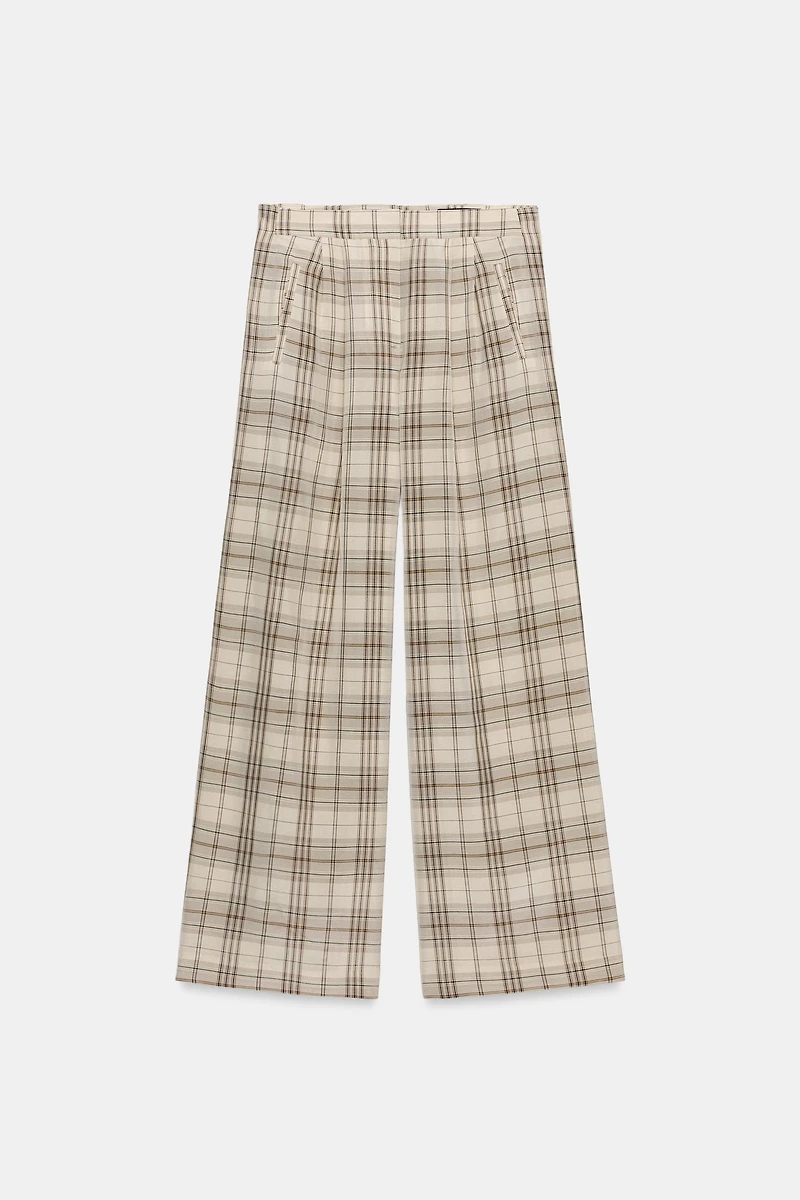 PANTALON À CARREAUX ZW COLLECTION