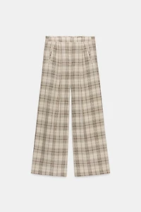 PANTALON À CARREAUX ZW COLLECTION