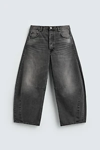 RELAXED BARREL FIT JEANS WITH DARTS