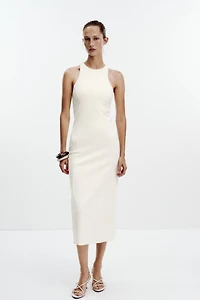 HALTER INTERLOCK DRESS