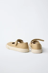 TEXTILE BAREFOOT MARY JANE SNEAKERS