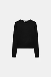 LONG SLEEVE COTTON T-SHIRT