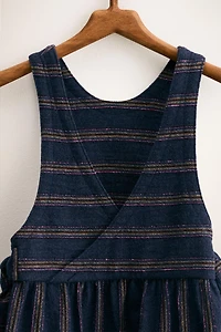 ZARA TIMELESS - STRIPED BOW PINAFORE