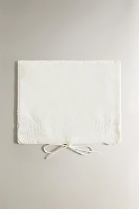EMBROIDERED COTTON PAJAMA BAG