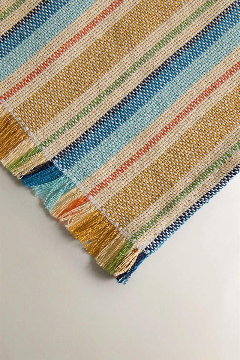 YARN-DYED STRIPE TABLECLOTH