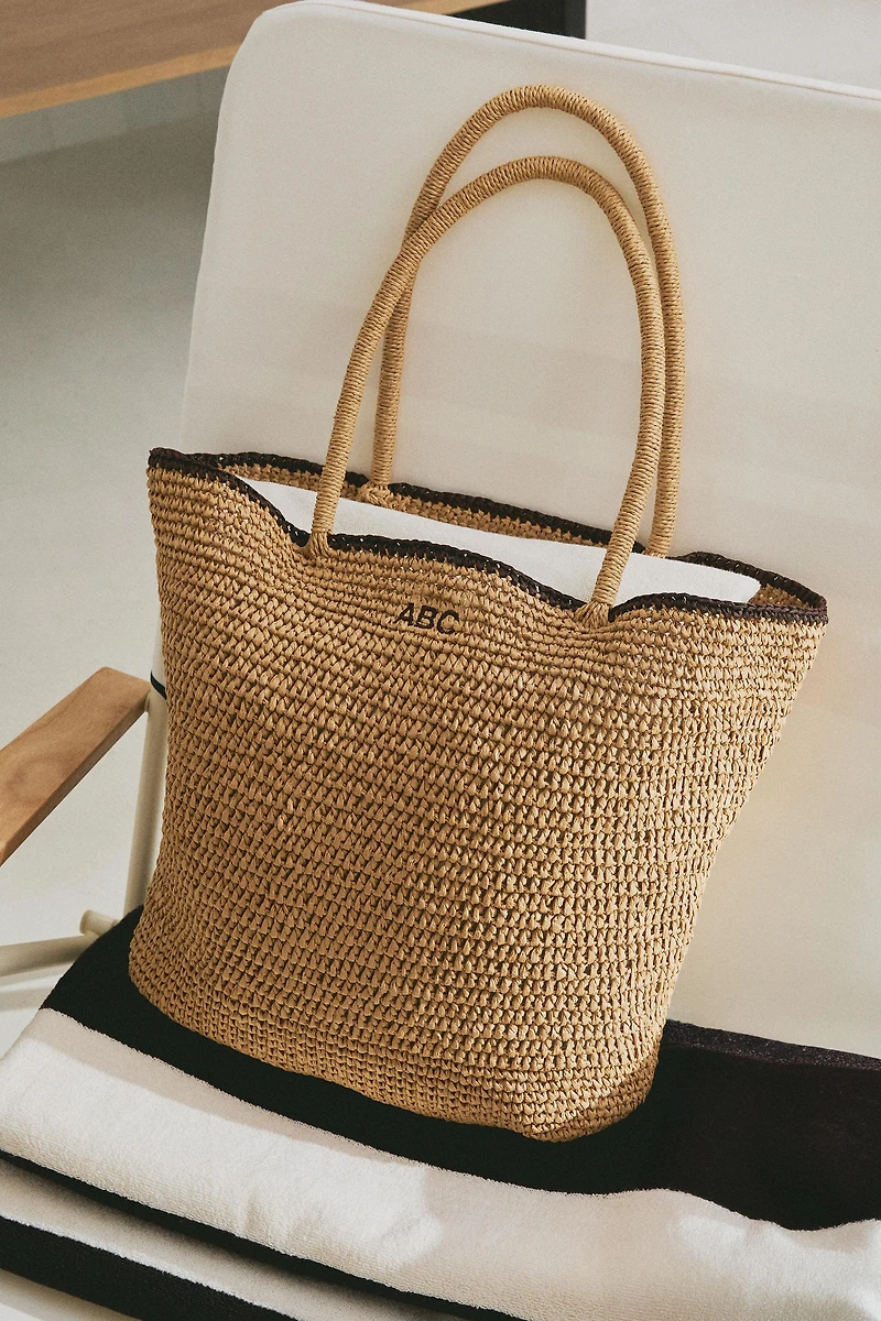 PAPER BAG WITH TRIM DETAIL