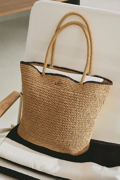 PAPER BAG WITH TRIM DETAIL