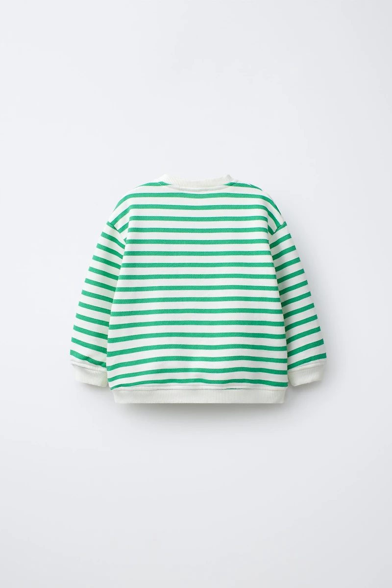 MANDARIN EMBROIDERED SWEATSHIRT