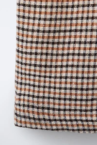 JUPE-CULOTTE À CARREAUX