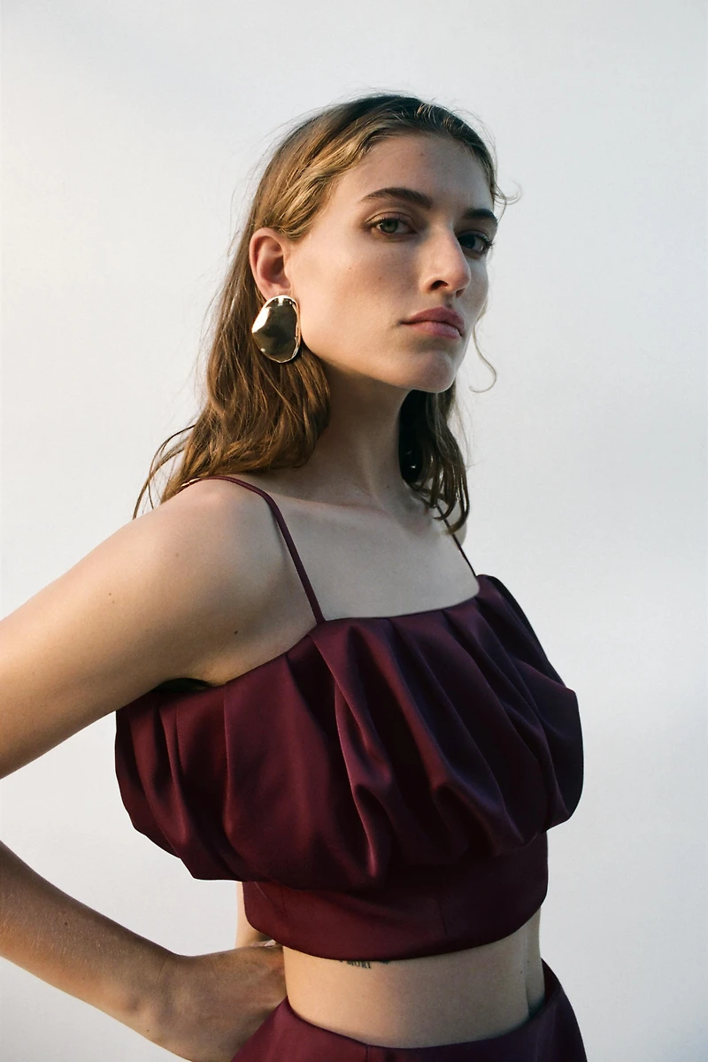 TOP BOULE À BRETELLES