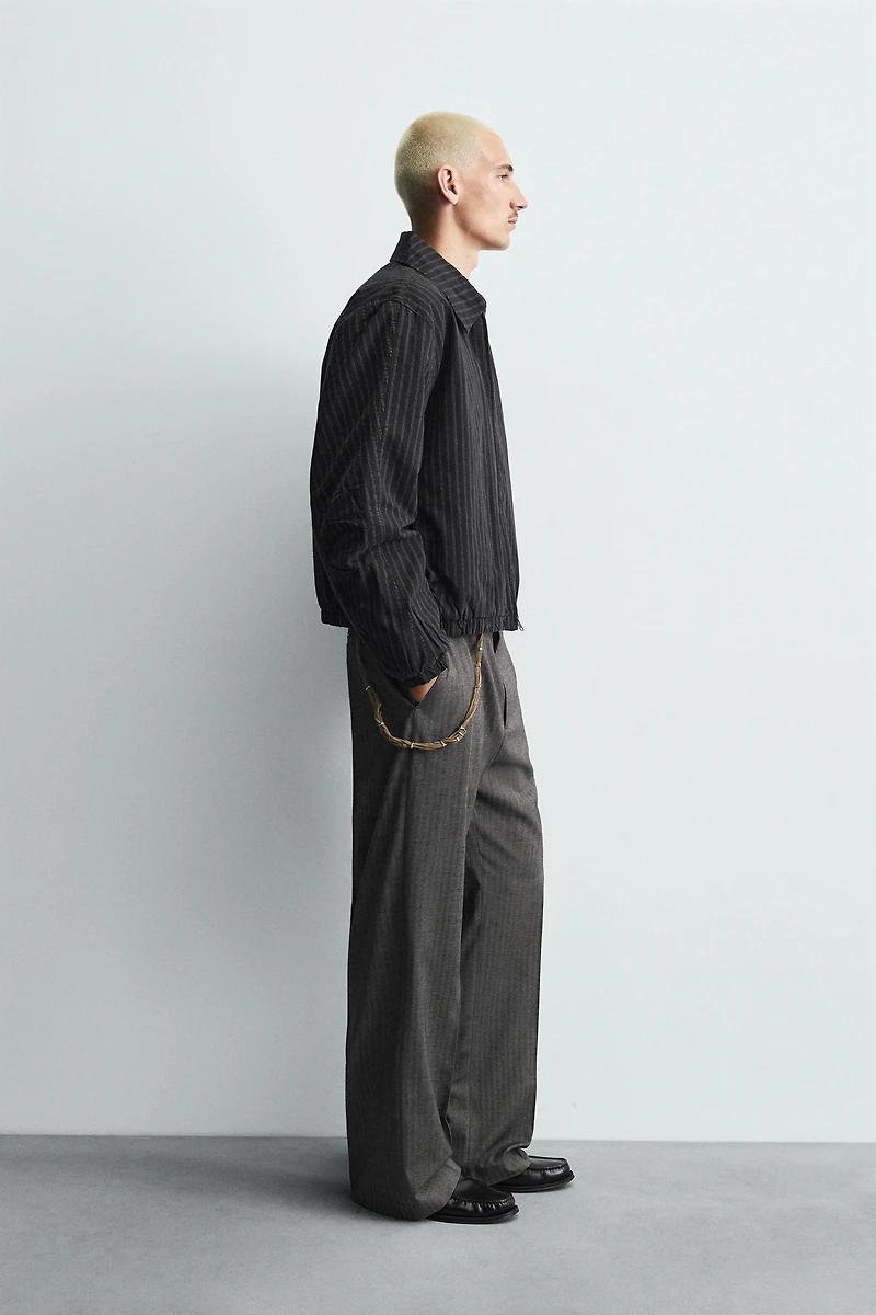 BLOUSON STRUCTURÉ À RAYURES