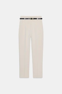 PANTALON TAILLE HAUTE CEINTURE