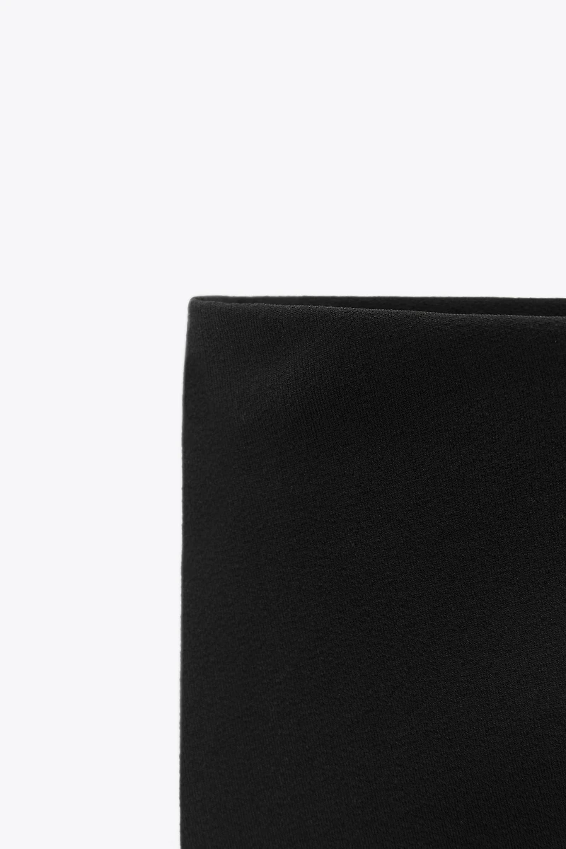 TEXTURED MIDI SKIRT