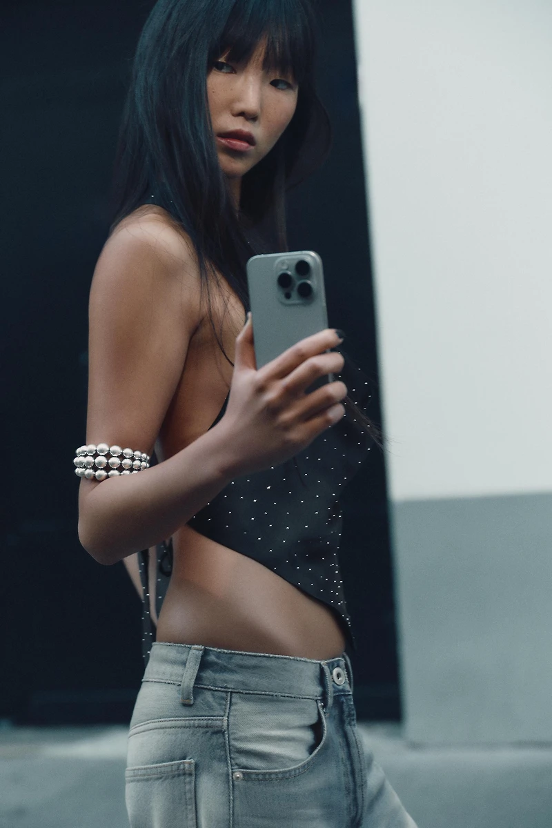 RIGID METAL BALLS BRACELET