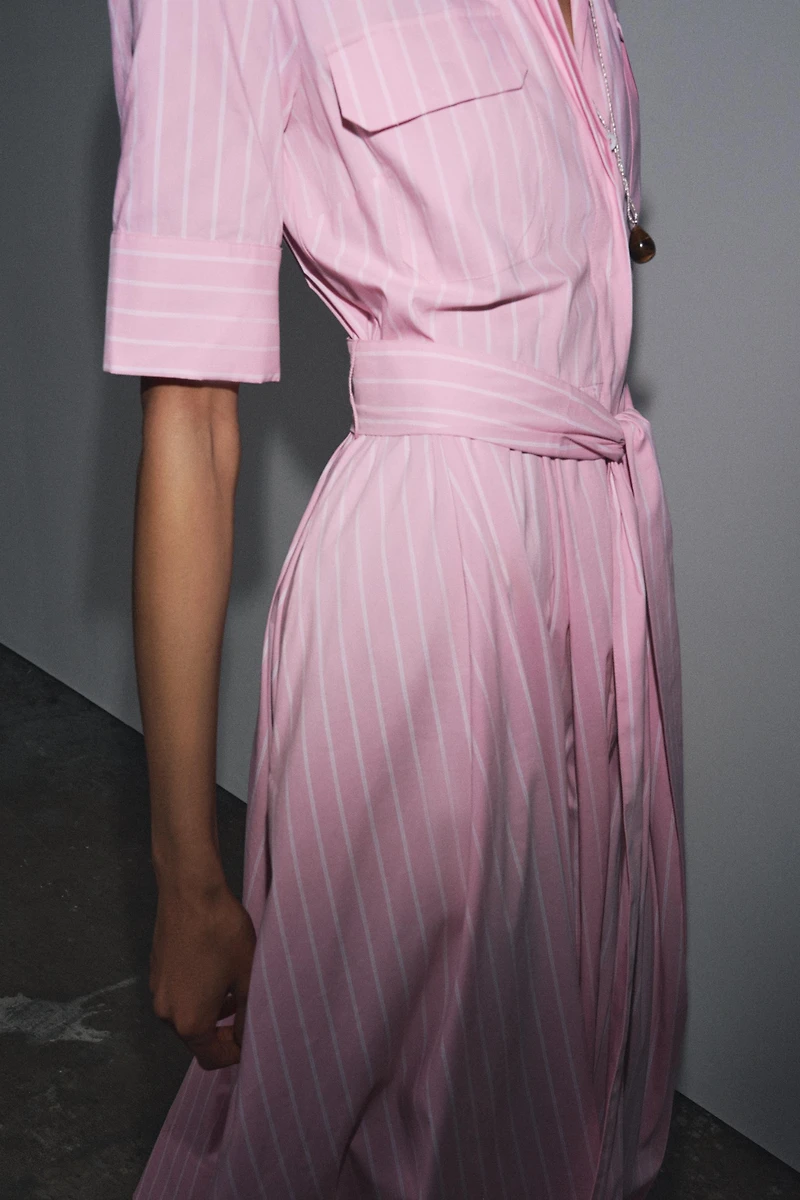 ZW COLLECTION POPLIN SHIRT DRESS