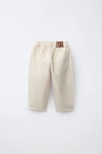 BAGGY TEXT PRINT PANTS