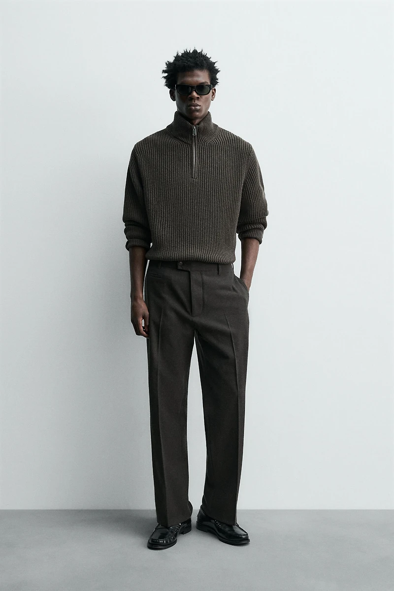 REGULAR FIT FLANNEL PANTS