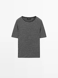 Short sleeve striped shirt