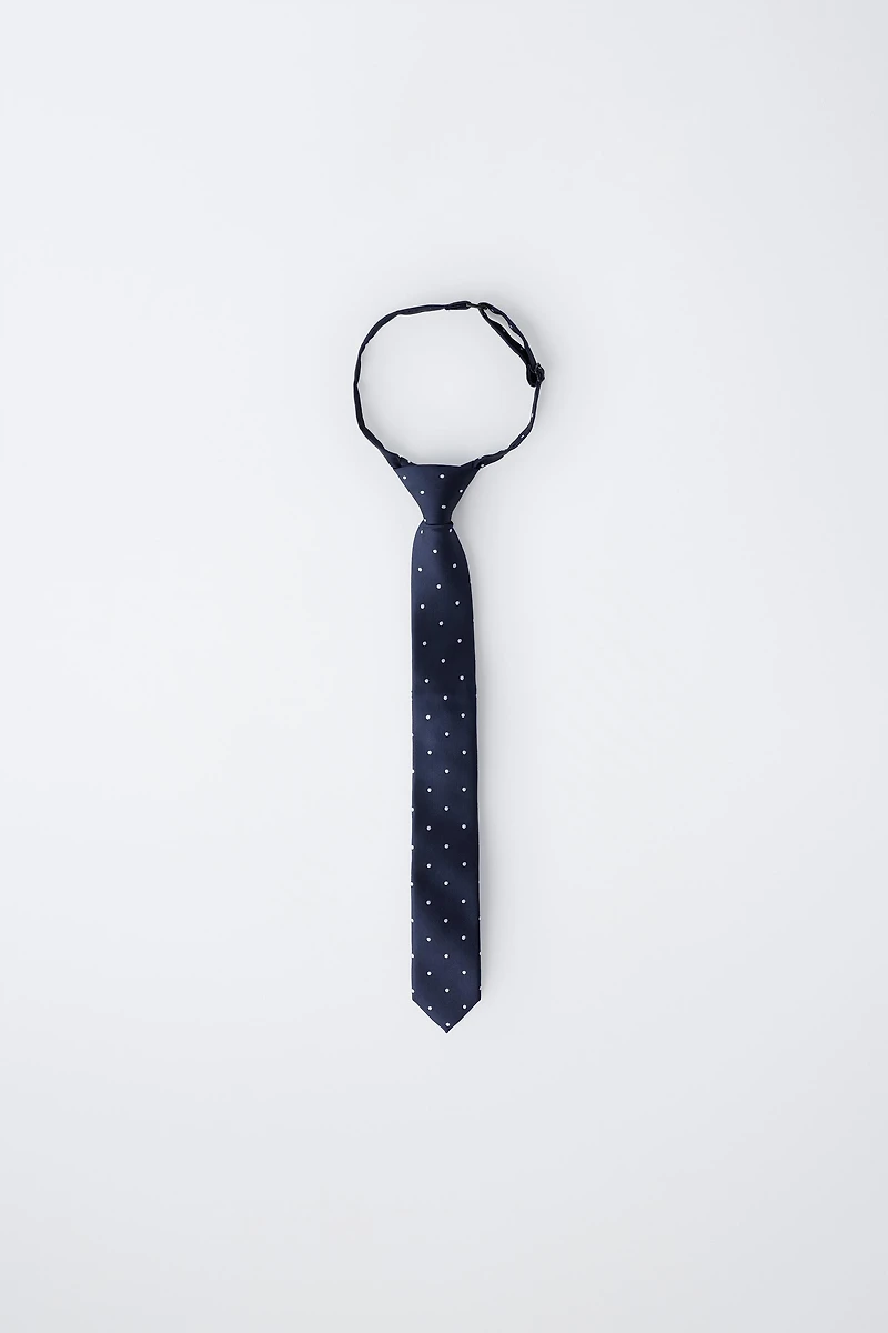 POLKA DOT PRINT TIE