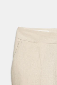 SLIM FIT LINEN PANTS