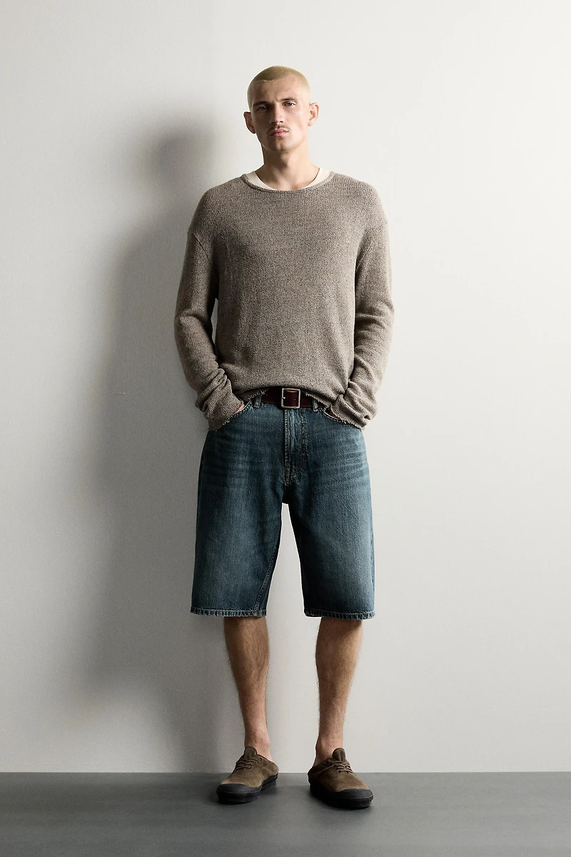 RELAXED FIT KNIT T-SHIRT