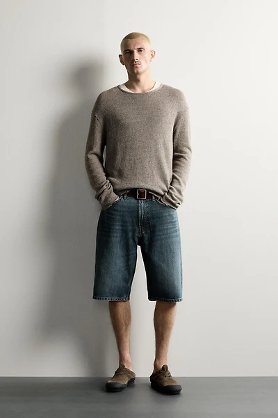 RELAXED FIT KNIT T-SHIRT