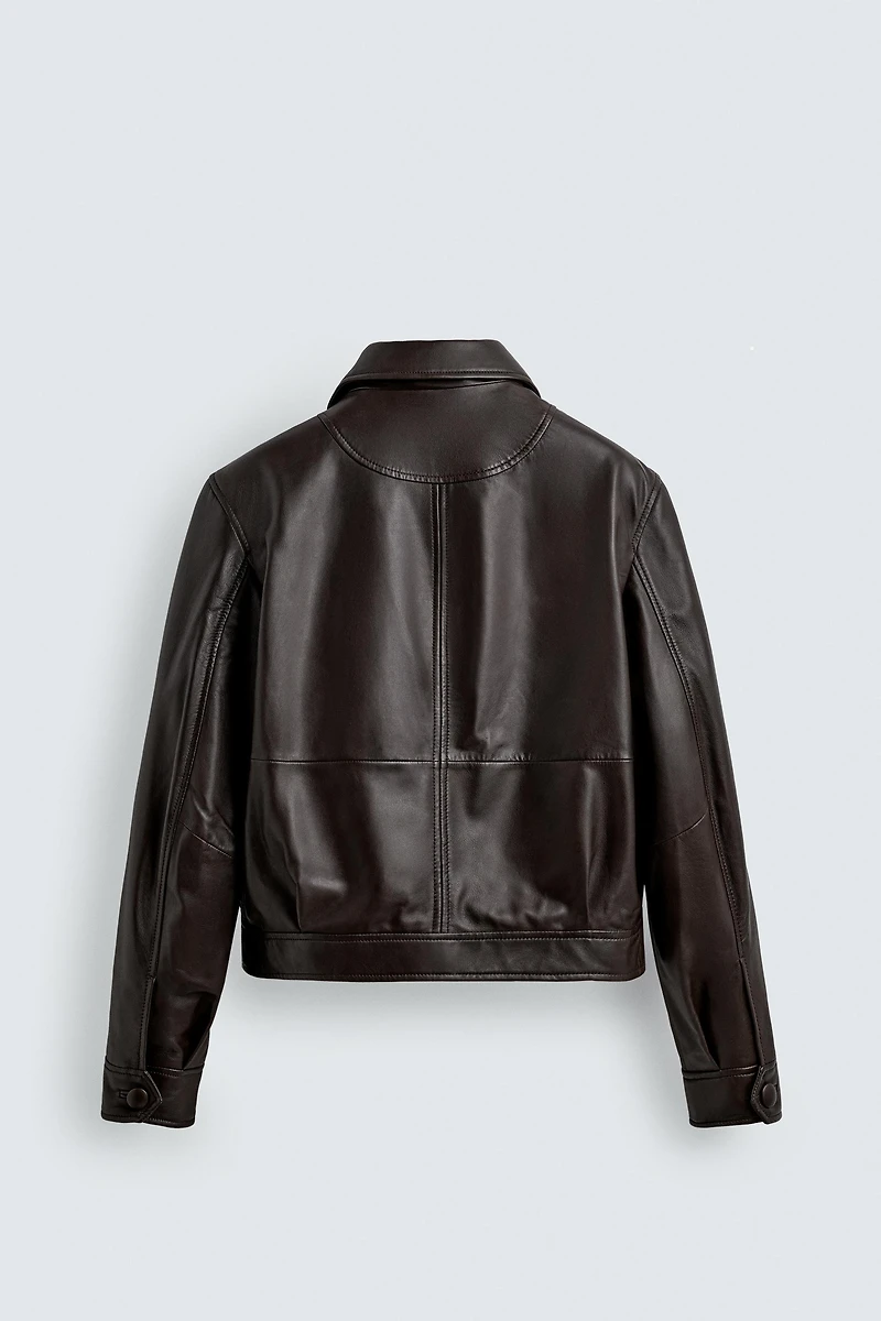 LEATHER JACKET HARRY LAMBERT FOR ZARA X DISNEY