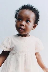 EMBROIDERED DRESS AND PANTIES