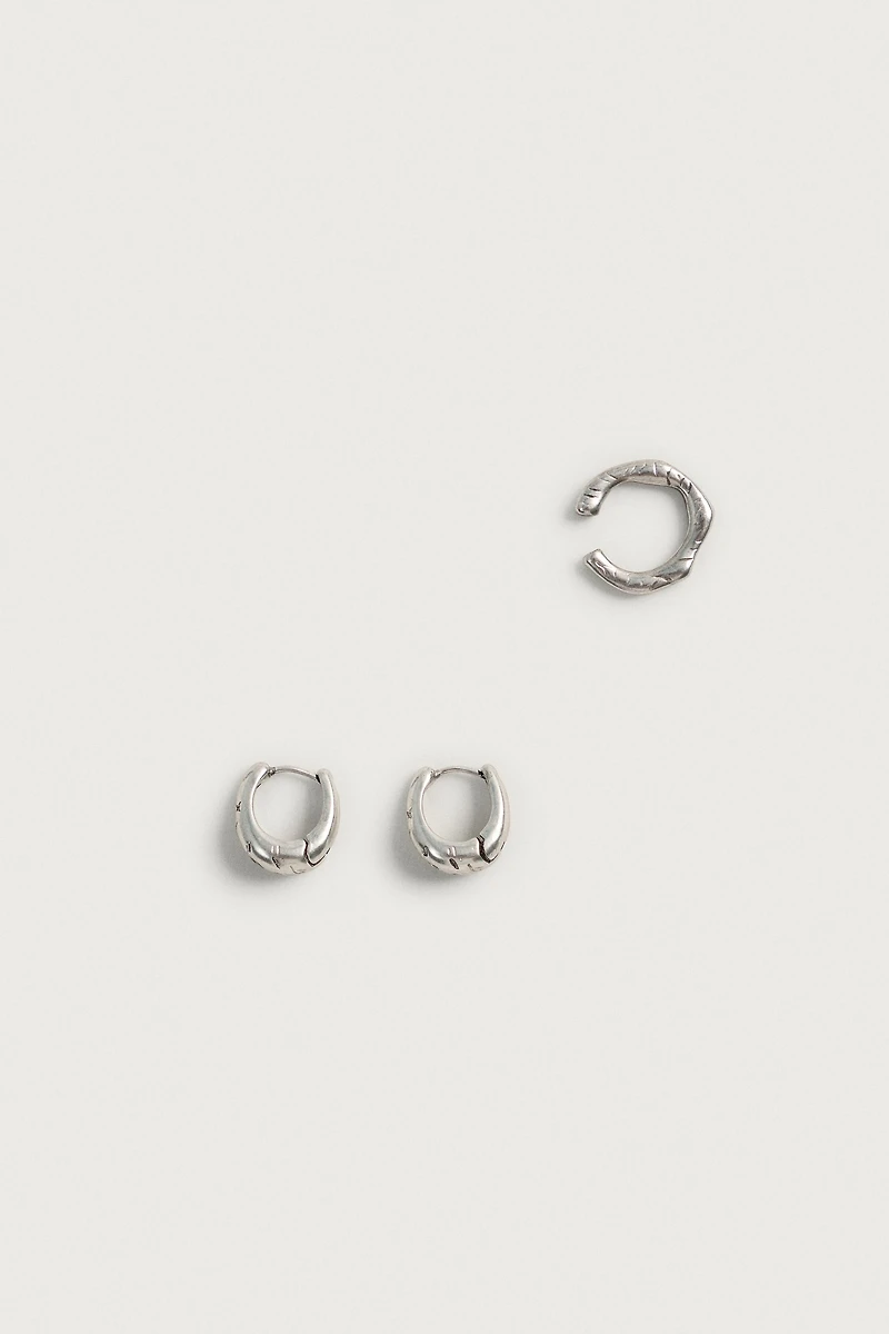 PACK OF 3 COMBINATION EARRINGS