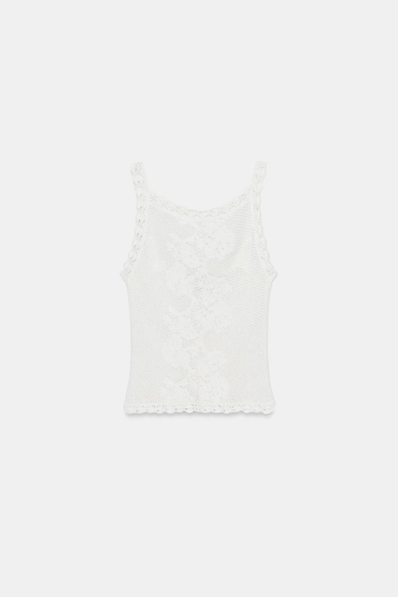 OPEN-BACK KNIT TOP