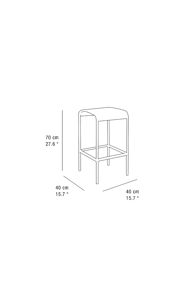 STEEL BAR STOOL
