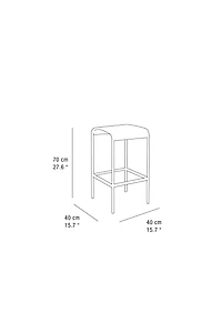 STEEL BAR STOOL