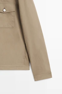 Double pocket trucker jacket