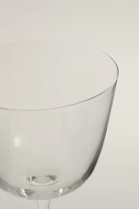 VERRE À VIN CRISTALLIN BASE PLATE