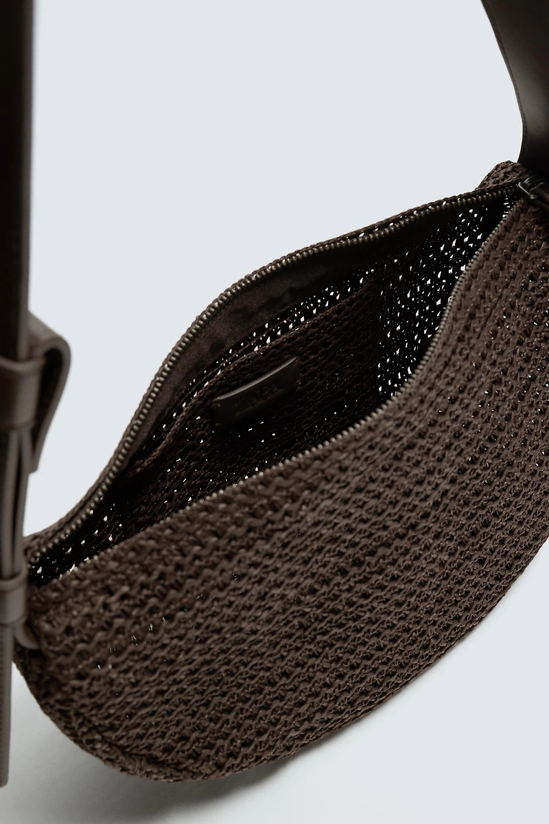 WOVEN SHOULDER BAG