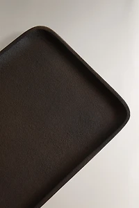 BLACK METAL TRAY