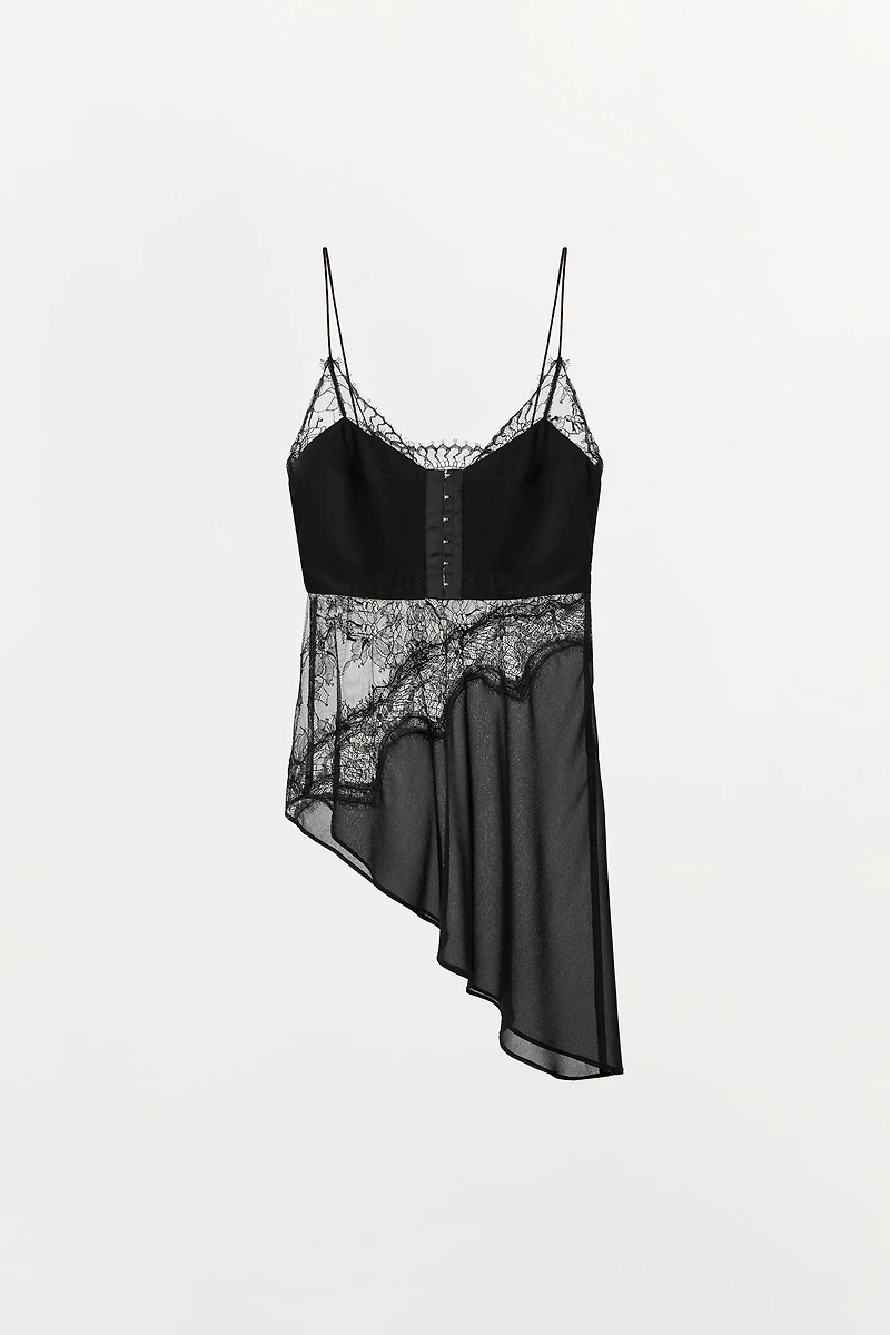 LACE STRAP TOP