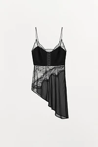 LACE STRAP TOP