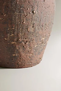 TERRACOTTA DRIP VASE