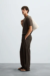 TEXTURED COTTON T-SHIRT