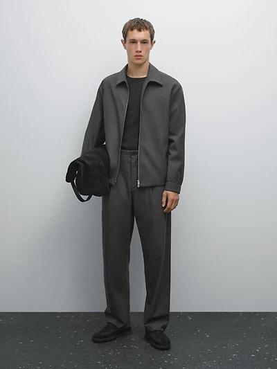 Pantalon relaxed fit à rayures tennis