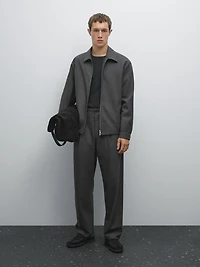 Pantalon relaxed fit à rayures tennis