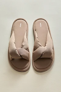 KNOTTED MULE SLIPPERS