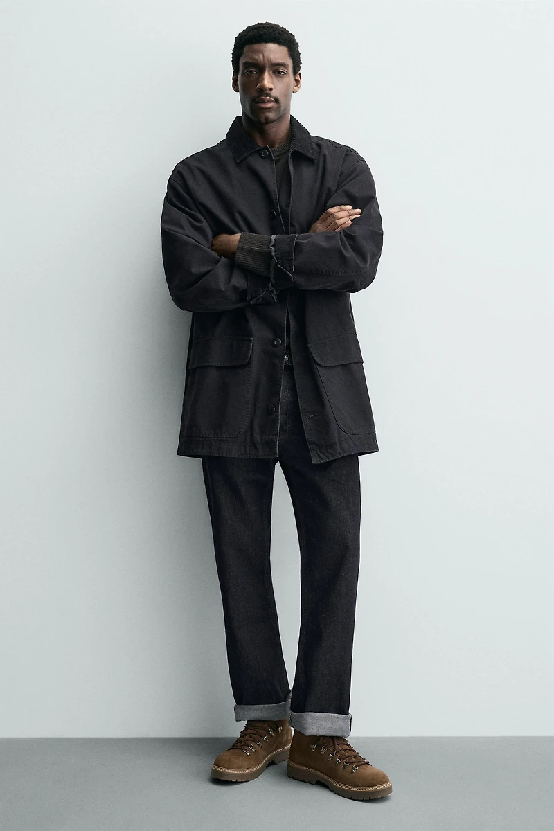 BOTTES EN CUIR À SEMELLES ÉPAISSES